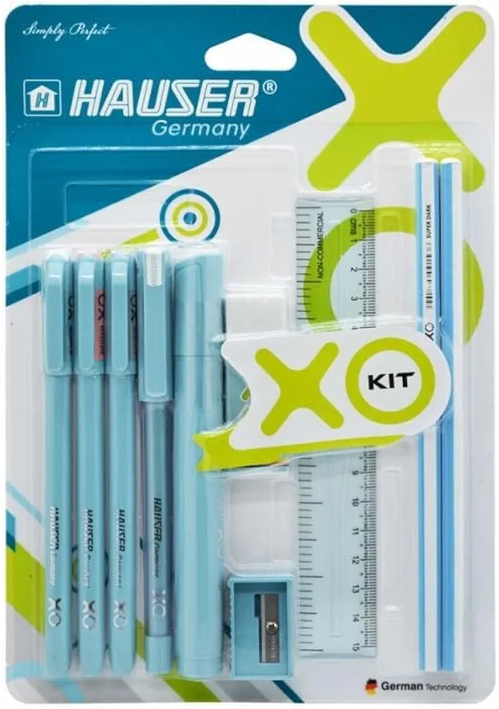 Image of Flair Hauser XO Writing Stationery Kit | Complete Writing & Stationery Set | Ideal Gift for Kids, Students & Office Use