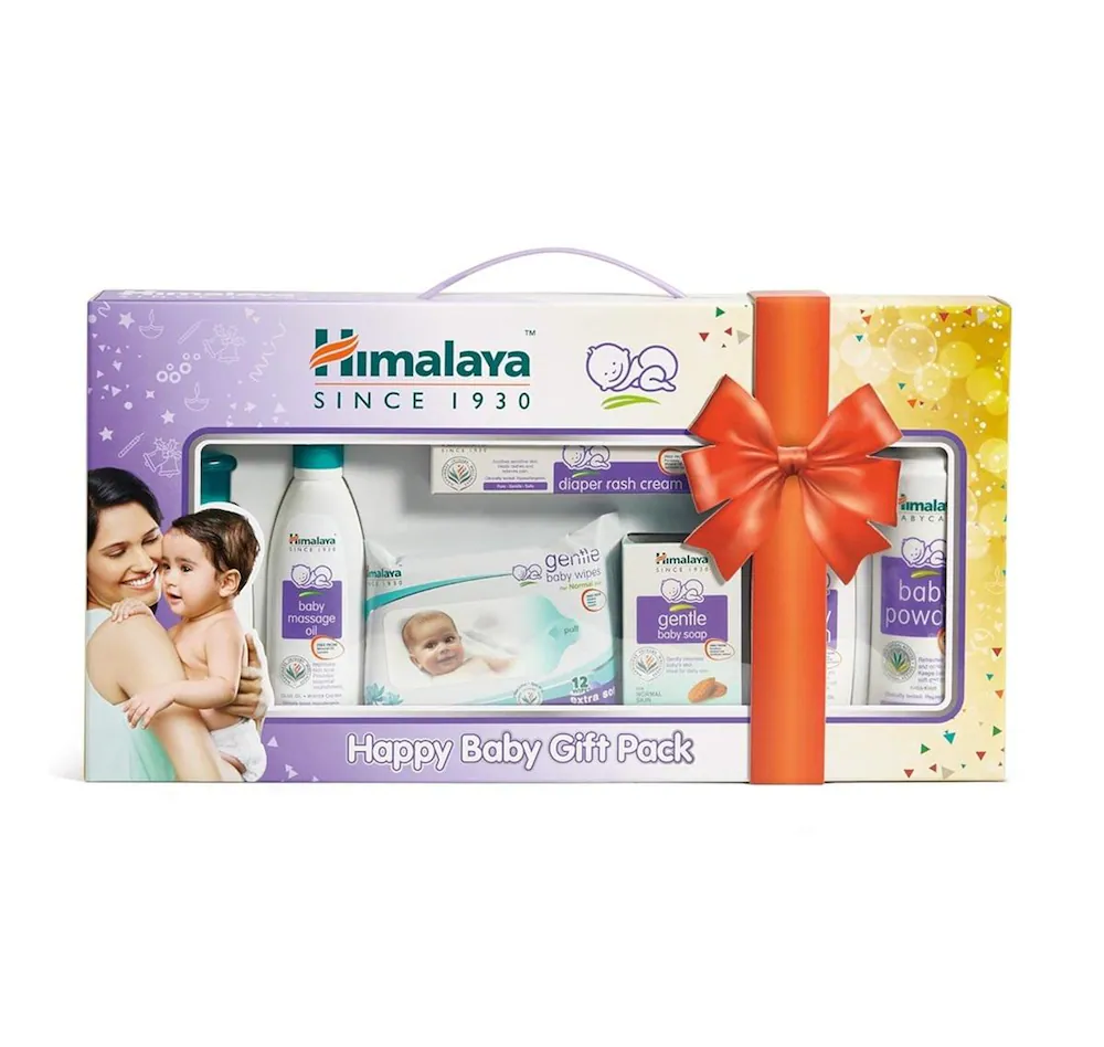 Image of Himalaya Baby Care Gift Pack 7’s With Window | Baby Gift Set
