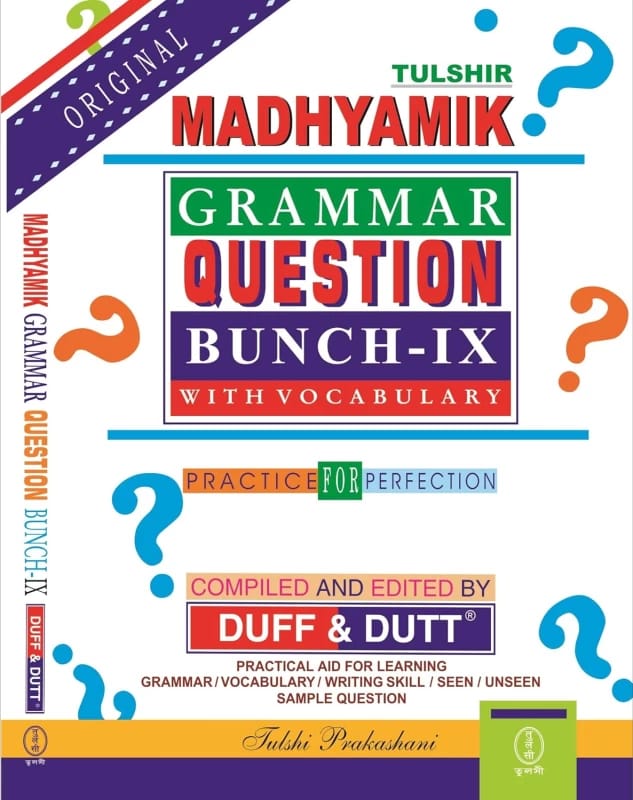 Image of Duff & Dutt Grammar and Question Bunch for Class 9 | English Grammar & Composition | Tulshi Prakashani