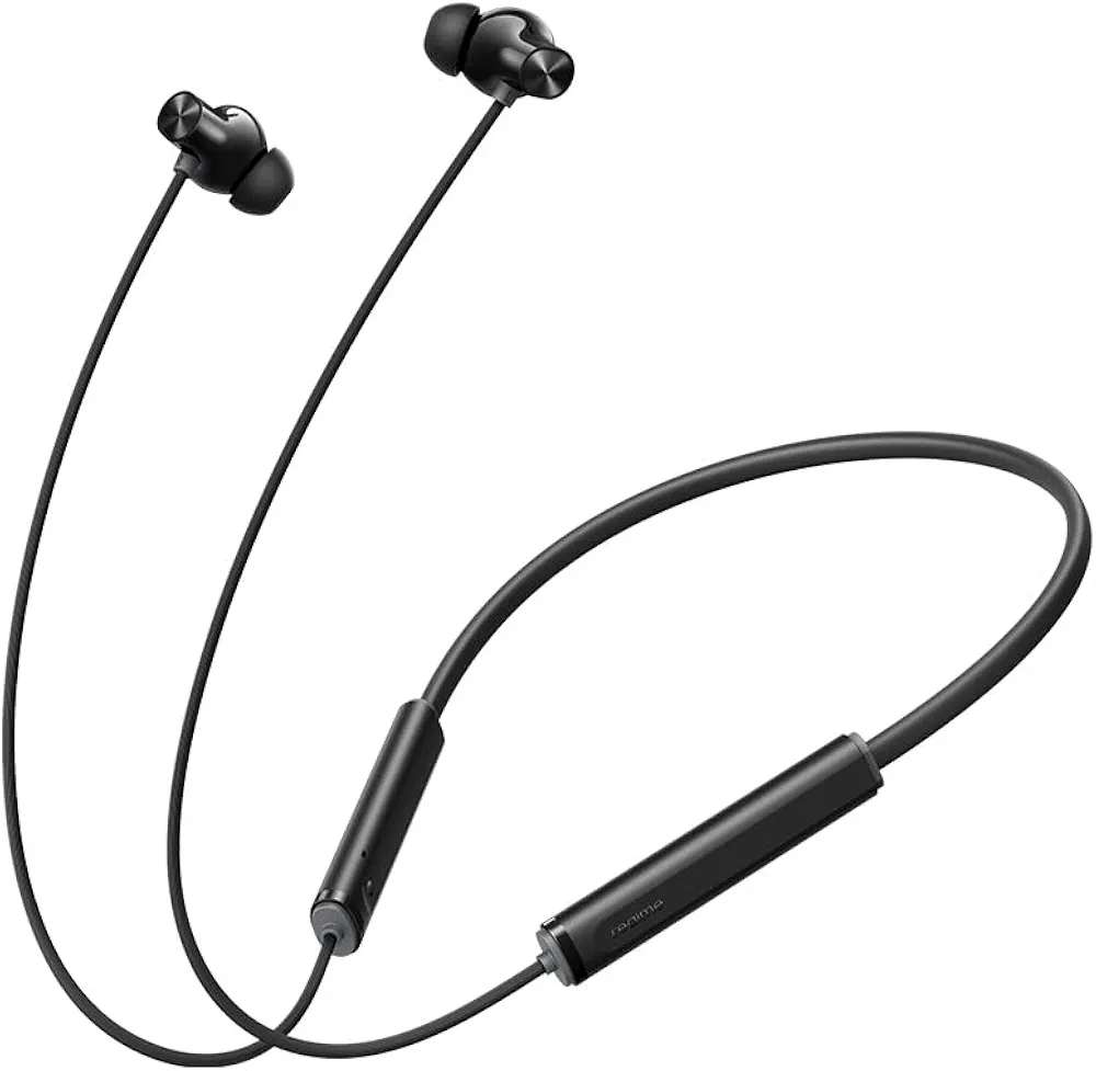 Image of 1st Copy Wireless 5 ANC-Style Bluetooth Neckband with 50dB ANC & 38H Playback (Midnight Black)