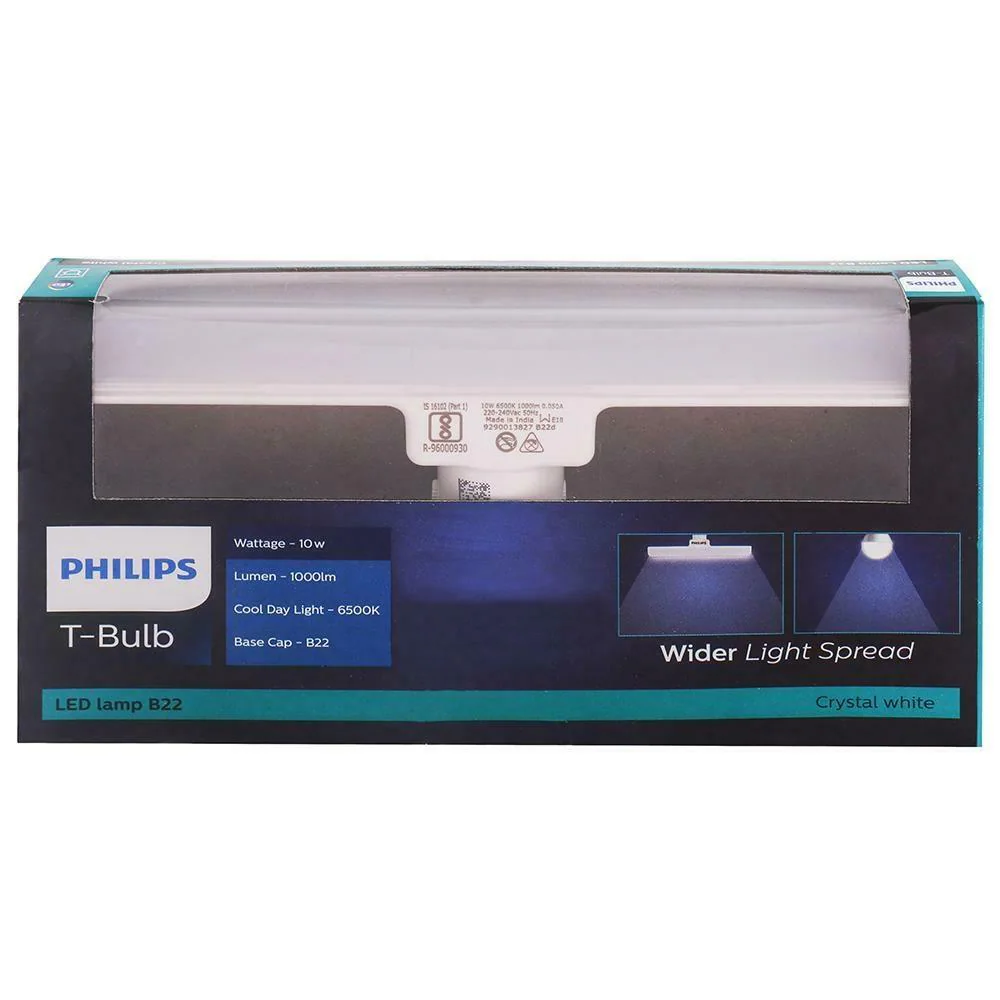 Image of Philips Stellar Bright B22 10W LED Linear T-Bulb (Crystal White)