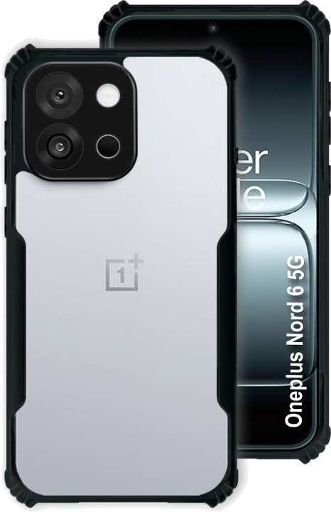 Image of Back Cover for OnePlus Nord 6 5G – Transparent Shockproof TPU Case
