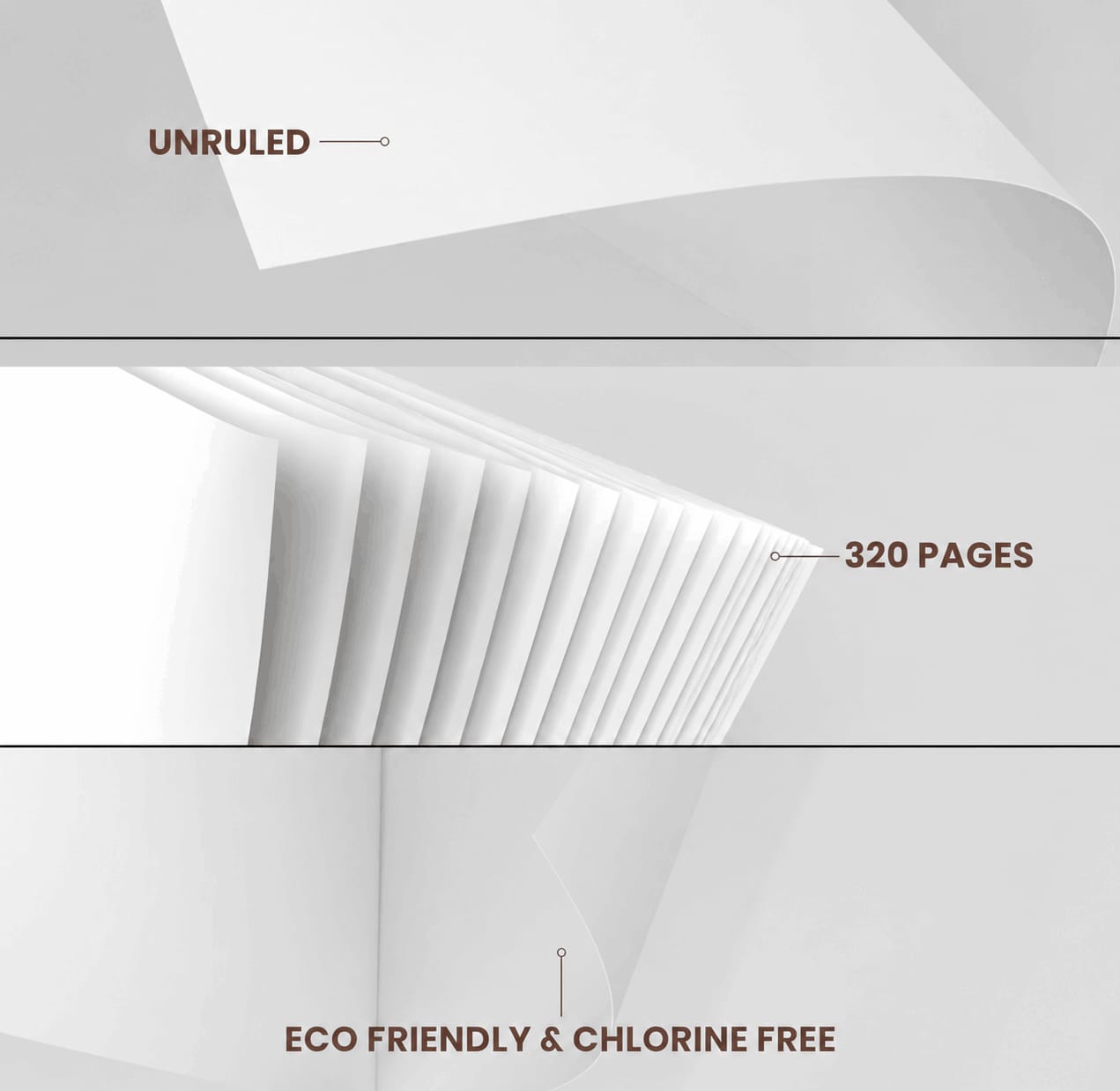 Classmate Long Notebook - Soft Cover, 320 Pages, 33×21cm, Unruled (Pack of 4) Image 5