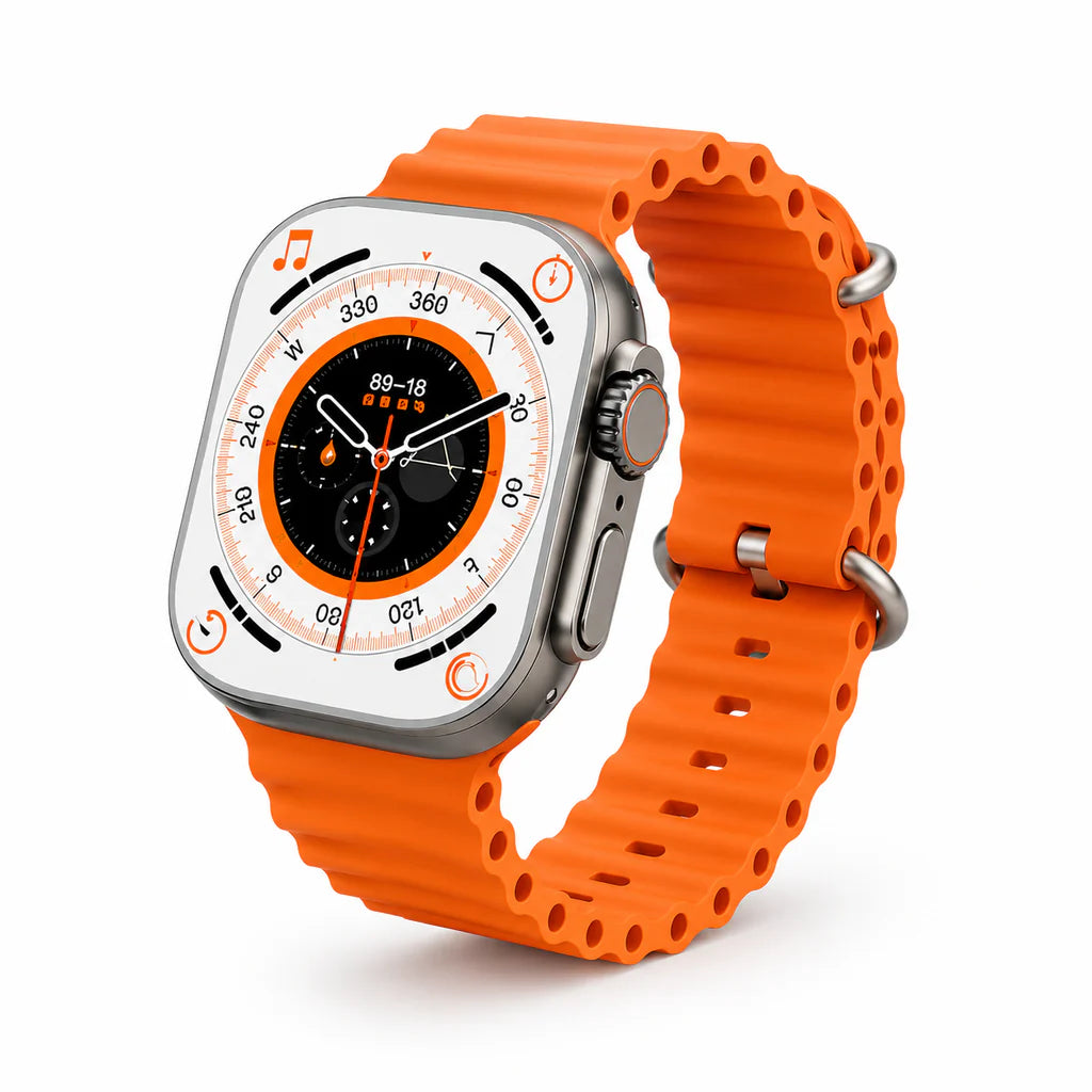 T-800 Ultra Smart Watch for Men & Women | 49mm AMOLED Touch Display | Bluetooth Calling | Heart Rate & SpO₂ Monitoring | Wireless Charging
